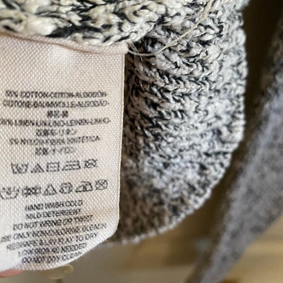 Free People Women's Electric City Pullover Gray Long Sleeve Knit Sweater Small - Picture 7 of 8